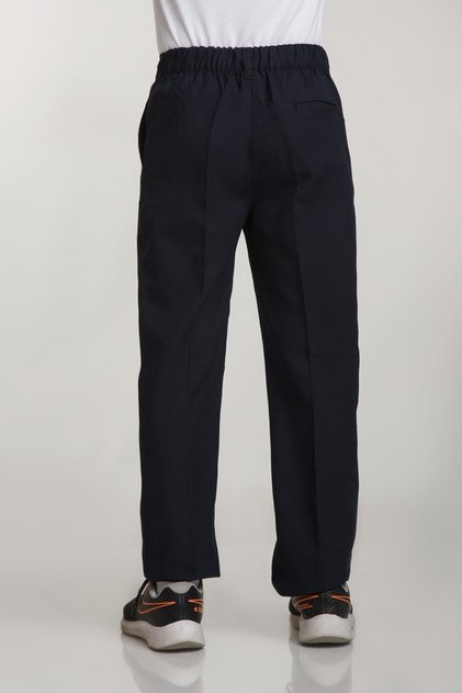 Elastic Waist Fabric School Trousers