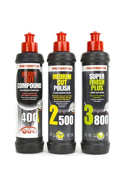 マンハッタナーズ Menzerna 400-2500-3800 Pasta Hare Giderici Seti 250 Ml - Fiyatı