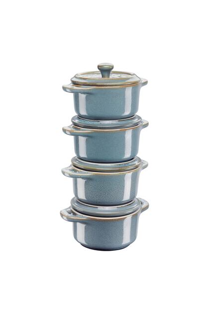 Ceramıque Mini Cocotte Set | Seramik | Antik Turkuaz