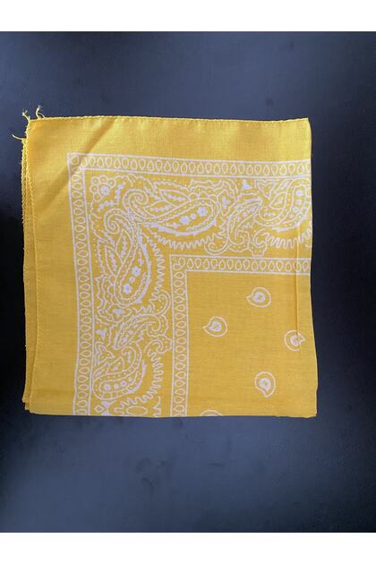 Ethnic Pattern Bandana Yellow