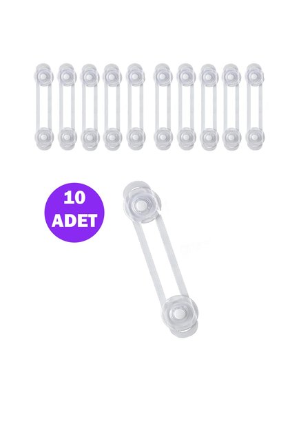10 Pieces Multi-Purpose Lock Drawer Cabinet Lock Safety Locks