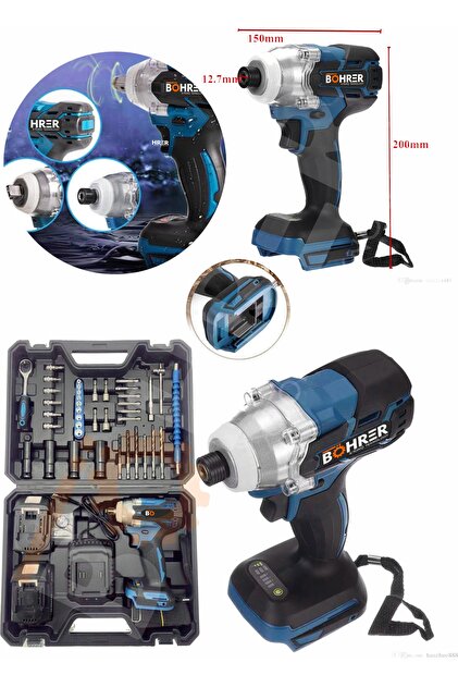 BÖHRER Brushless Çift Akülü 5000 Mah 58 Vf Bijon-somun Sökme