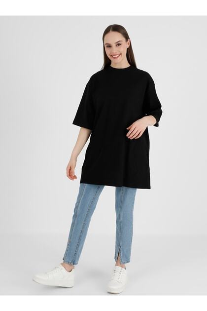 Black Oversize T-Shirt - Fit