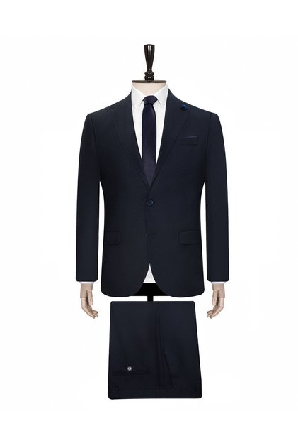 Lacivert Slim Fit Takım Elbise