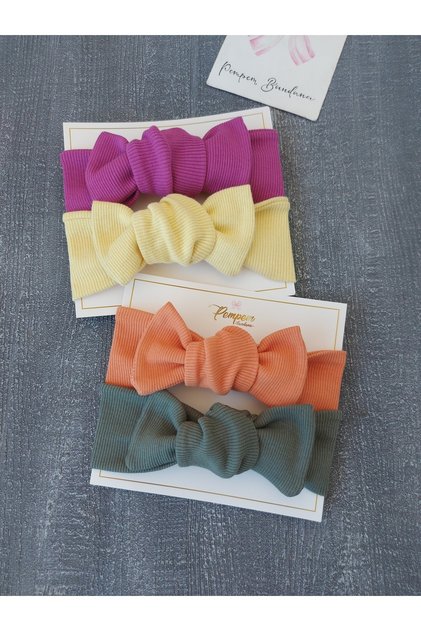 Rib Knit Bandana Set