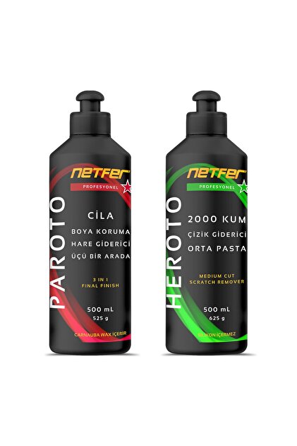 Netfer 2'li Orta Pasta Cila Set - 2x500 ml - Fiyatı, Yorumları