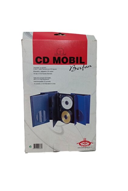 BABYL CD DVDセット Önder Cd Dvd Saklama Çantası 20 Cd Kapasiteli - Fiyatı, Yorumları