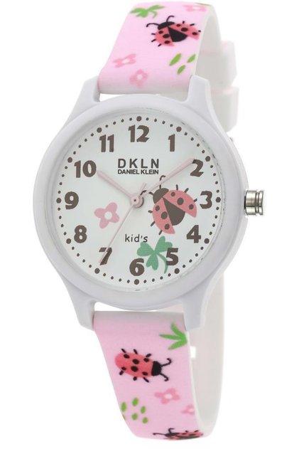 Dk103-Dk.1.12514.7 Silicone Cord Pink Children's Wristwatch