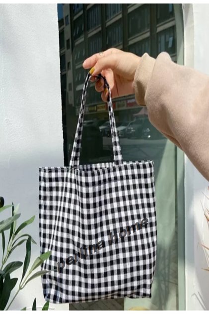 Shopping Bag Linen Fabric ( Width:35 Cm Length:38 Cm)
