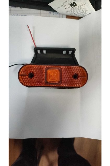 Oval Led Yan Etek Lambası Tır Kamyon Kamyonet Sarı Paketler 10 Adet Led Pozisyon Lambası