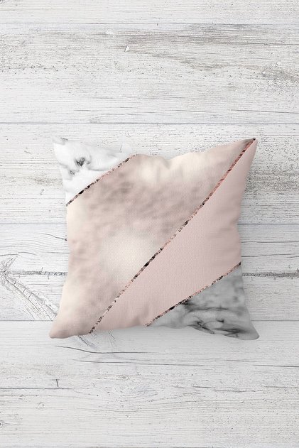 One Side Printed Hidden Zipper Decorative Pillowcase Throw Pillow Case Seat Pillowcase