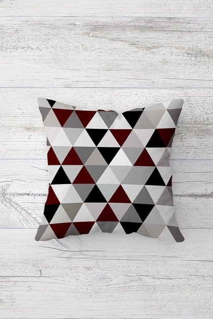 One Side Printed Hidden Zipper Decorative Pillowcase Throw Pillow Case Seat Pillowcase