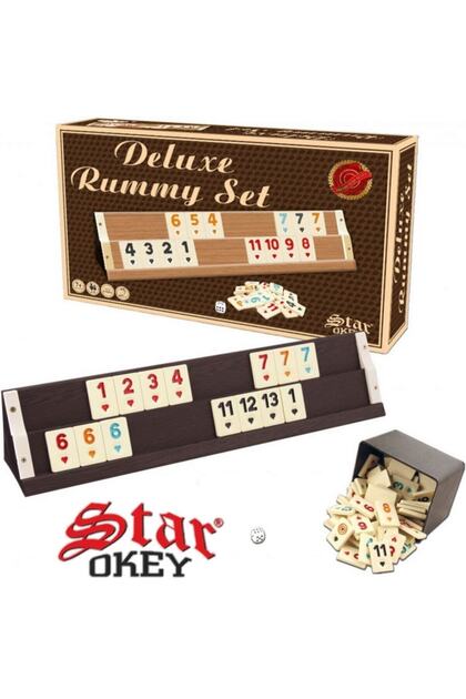Star Deluxe Wooden Okey Set Okey Set 1stClassroom Okey Set
