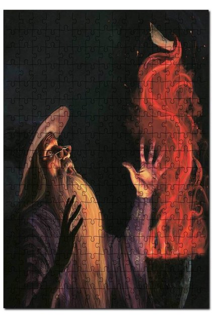 Harry Potter Ve Ateş Kadehi 1000 Parça Puzzle Yapboz Mdf (AHŞAP)