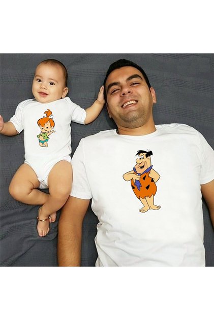 Çakmaktaş Father Daughter Tshirt Zıbın is a Single Product, Add 2 Pieces to the Cart to Make a Combination