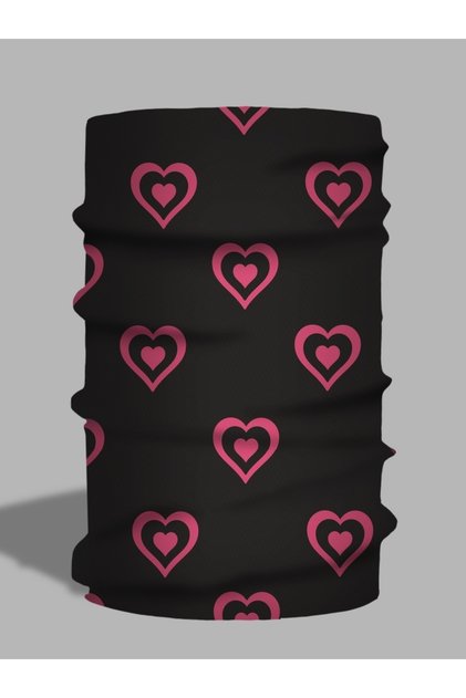 Heart Patterned Neck Collar -