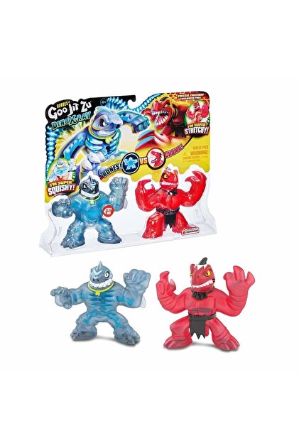 GIOCHI PREZIOSI Goojıtzu Dino X-ray Ikili Paket - Thrash Vs Verapz