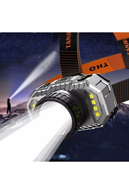 PeakStar Ps-010 800 Lümen Şarj Göstergeli Cob Led Usb'li Şarjlı