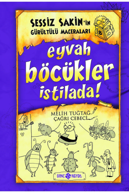 Sessiz Sakin’in Gürültülü Maceraları 8 Eyvah Böcükler Istilada! (Cardboard Cover)