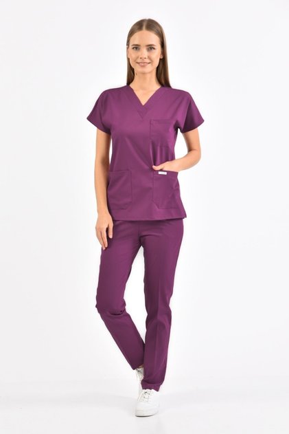 Lycra Dusty Rose Surgical Suit