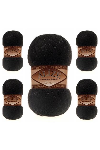 Ayzen Home Angora Zlatni Glitter 5 paketa Boja br: 60