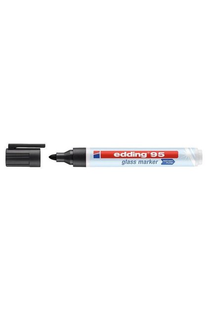 95 Glass Marker Cam Kalemi Siyah