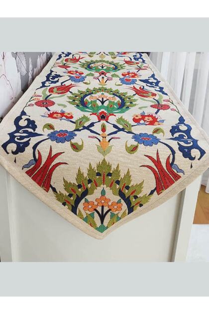 Goblen Dokuma Kumaş Dekoratif Runner 40x140cm