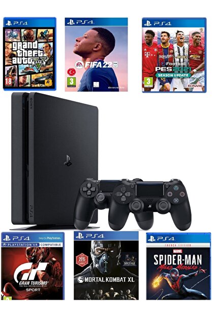 PlayStation 4 本体 PlayStation 500GB プレステ Sony Playstation Slim PS4 konsol, 500 GB, siyah : Amazon.com.tr