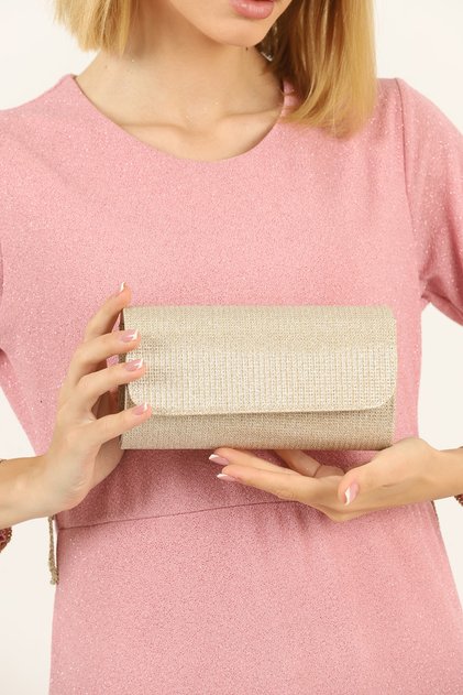 Striped Breasted Evening Dress Bag