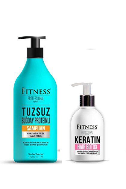 Fitness Professional Tuzsuz Şampuan ve Yoğun Onarıcı Keratin Botox