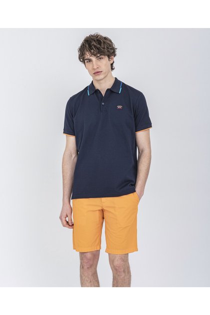 Men's Knitted Poloshirt C.wCotton