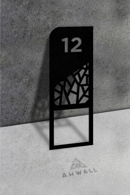 AHWALL Dekoratif Daire Kapı Numarası Zil Priz Çerçevesi - Fiyatı