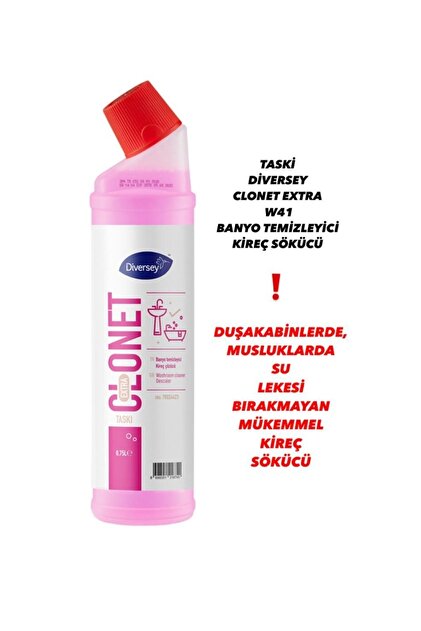 Diversey Taski Clonet Extra W41 Banyo Temizleyici-kireç Sökücü