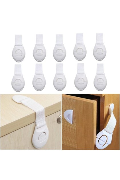 10 Baby Child Safety Cabinet and Drawer Lock Multi-Purpose Child Lock