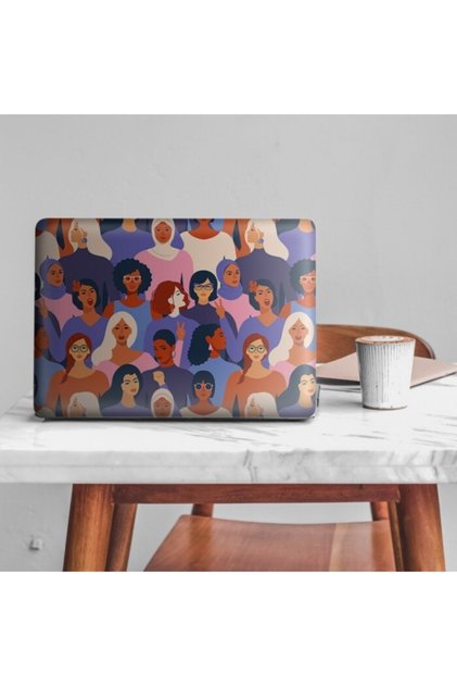 Kadınlar Desen Notebook Laptop Hp Asus 15.6 inç Sticker