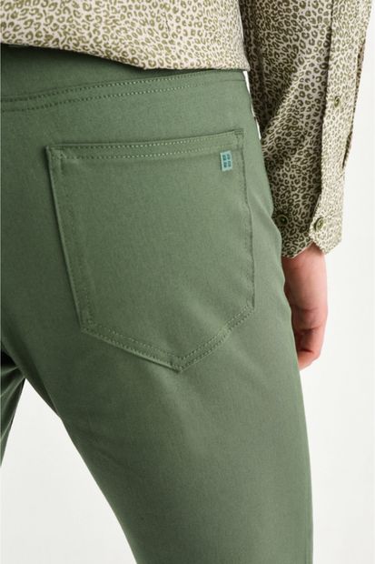 Avva Erkek Yeşil 5 Cepli Basic Slim Fit Pantolon A01y3041 - 5