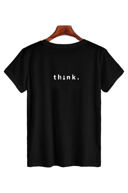 Satranç Medya Satranç Tişörtü Think - 1