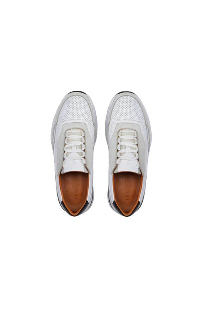 Nevzat Onay Hakiki Deri Beyaz Sneaker Erkek Ayakkabı -11779- - 3
