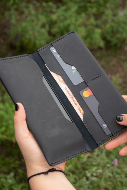 Minimal X Long - Money And Phone Wallet - Dusty Black