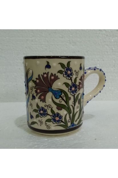 Nakkaş Çini Nakkaş Seramik Mug - Kupa Klasik Desen - 4