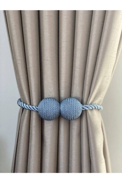 Magnetic Curtain Roller Indigo