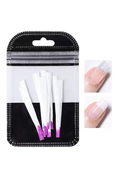 10 Adet Tırnak Fiber Protez Tırnak Fiberglass
