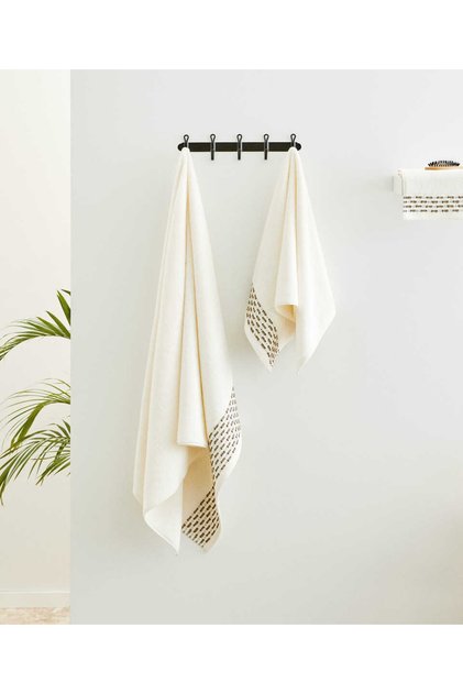 Prosop Calm 90 X 150 Cm Crem/verde