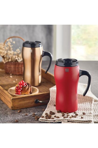 KORKMAZ A759-03- Comfort Rosagold Mug Çelik Termos - Fiyatı, Yorumları