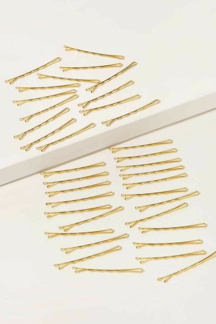 Women's 24-Piece Gold Yellow Wire Buckle Set