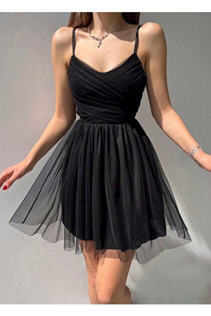 slim fit dress slacks Evry | Black Lace Long-Sleeve Mini Dress with Oversized Satin Bow main image 1