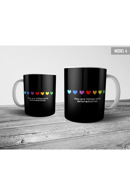Undertale Kupa Bardak Model 4
