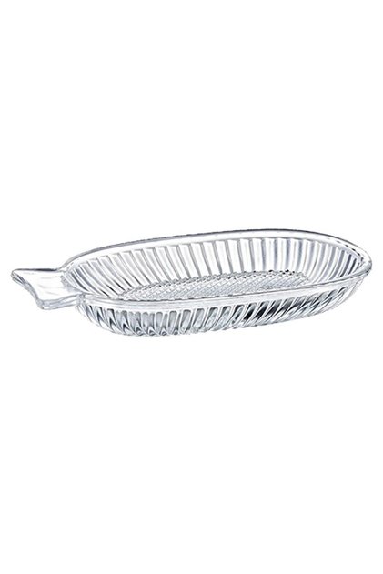 Dyzstar Glass Oval Apple Grater – Multi-Purpose Glass Kitchen Grater – Fruit and Vegetable Grater