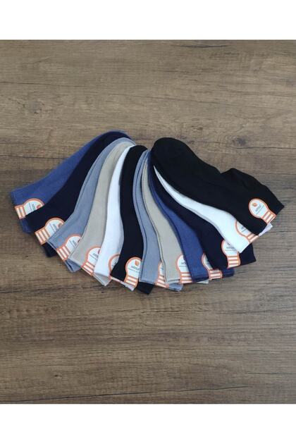 Children's 12 Pairs Modal Soft Textured Summer Short Booties Socks