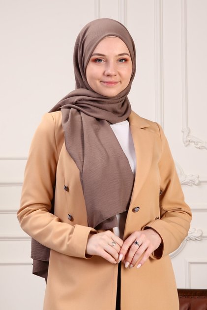 Cotton Jazz Shawl Brown